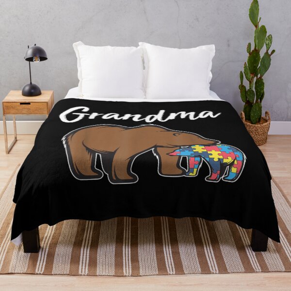 Item preview, Bear Autism Puzzle Awareness _ Grandma Bear Gifts Tee designed and sold by YoungTo.