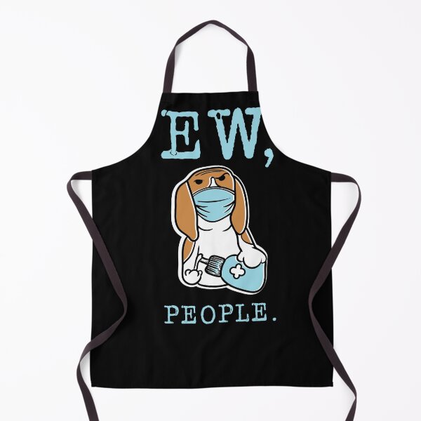 Item preview, Funny Weimaraner Ew People Cute Dog Wearing A Face Mask designed and sold by shirti.
