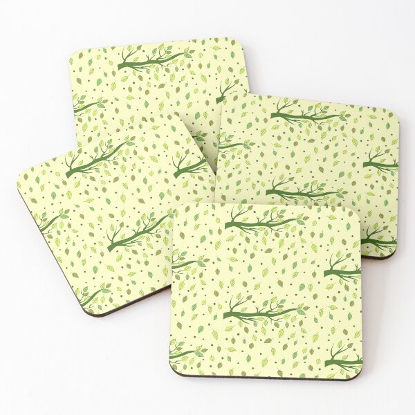 Item preview, Green Autumn Leaves Pattern designed and sold by everything4eva.