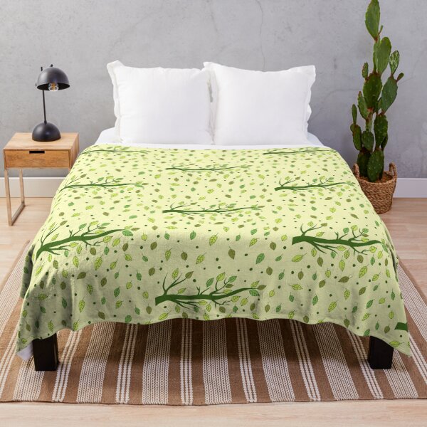 Item preview, Green Autumn Leaves Pattern designed and sold by everything4eva.