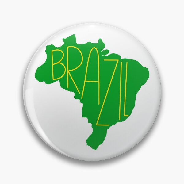 Item preview, brazil outline  designed and sold by mariannamorais.