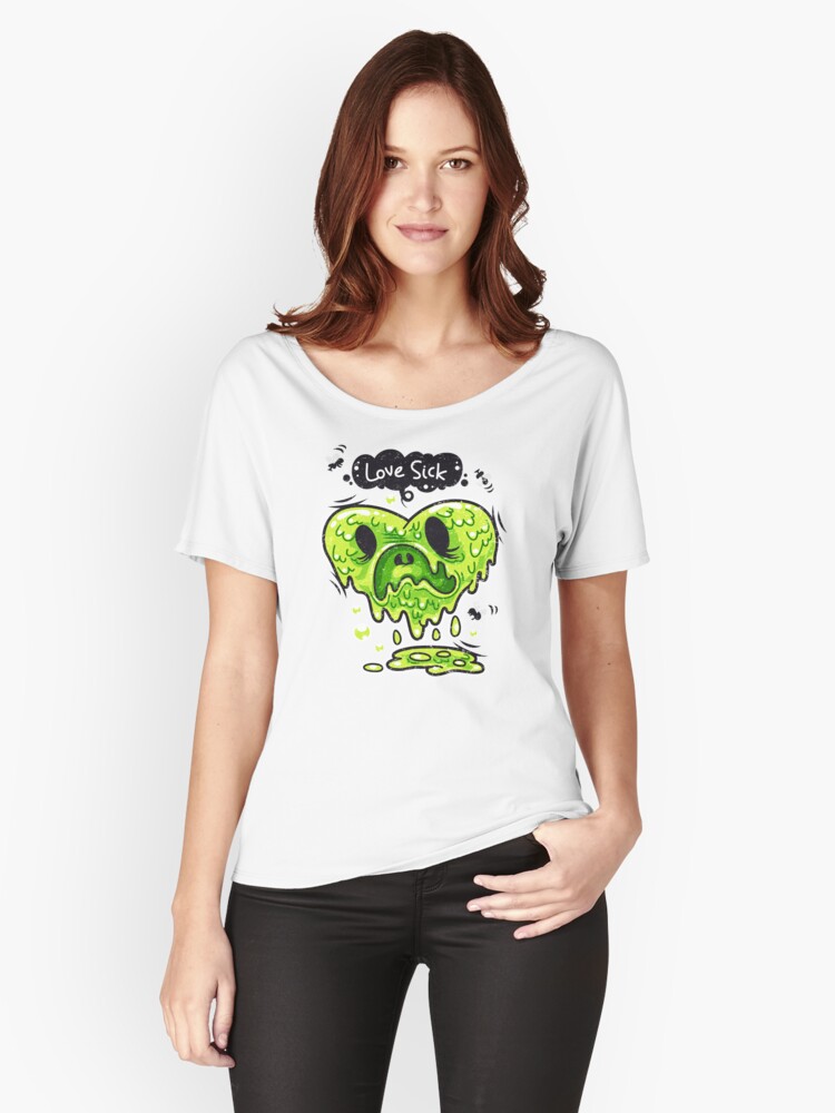 Thumbnail 1 of 3, Relaxed Fit T-Shirt, Love Sick designed and sold by Voysla.