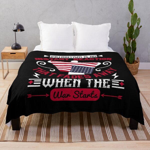 Item preview, Patriotism is an instant reaction that fades away when the war starts designed and sold by Vanditdesigns.