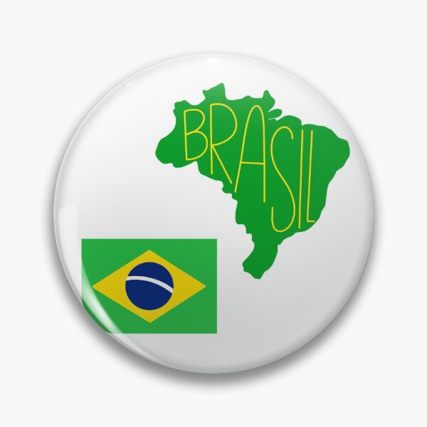 Item preview, brasil outline and flag sticker pack designed and sold by mariannamorais.
