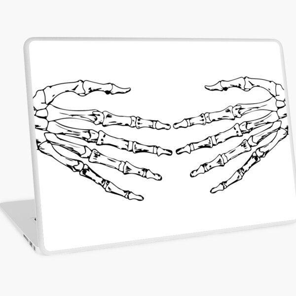Skeleton Hug Laptop Skin