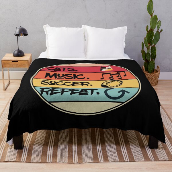 Item preview,  Cats music  soccer repeat retro  vintage  design  designed and sold by Moussa  Sussi.