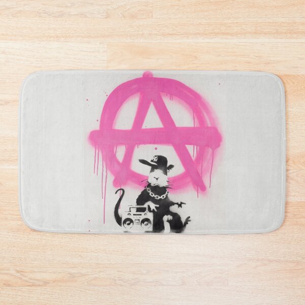 Item preview, BANKSY - Gangster Rat Anarchy Sign Graffiti Spray Paint - 2006 designed and sold by WE-ARE-BANKSY.