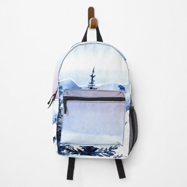 Item preview, Watercolor Winter Landscape designed and sold by Vector Scout Lab.