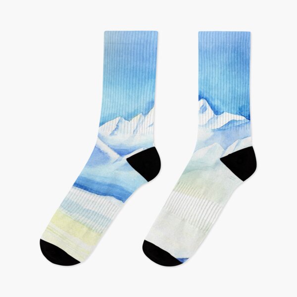 Item preview, Watercolor Winter Landscape designed and sold by Vector Scout Lab.