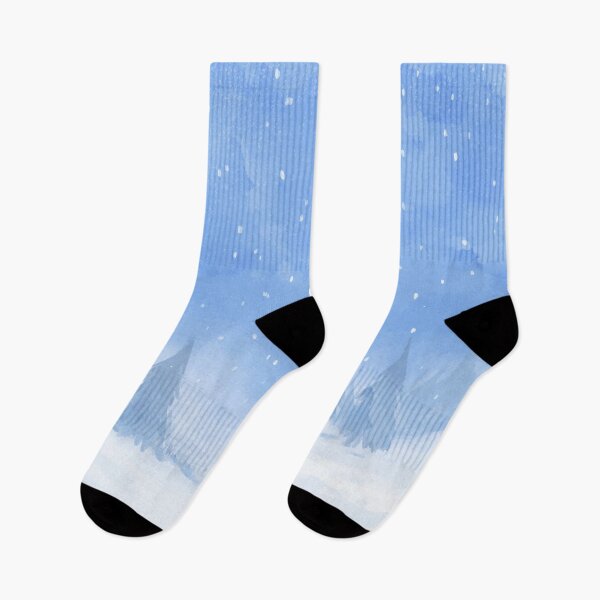 Item preview, Watercolor Winter Landscape designed and sold by Vector Scout Lab.