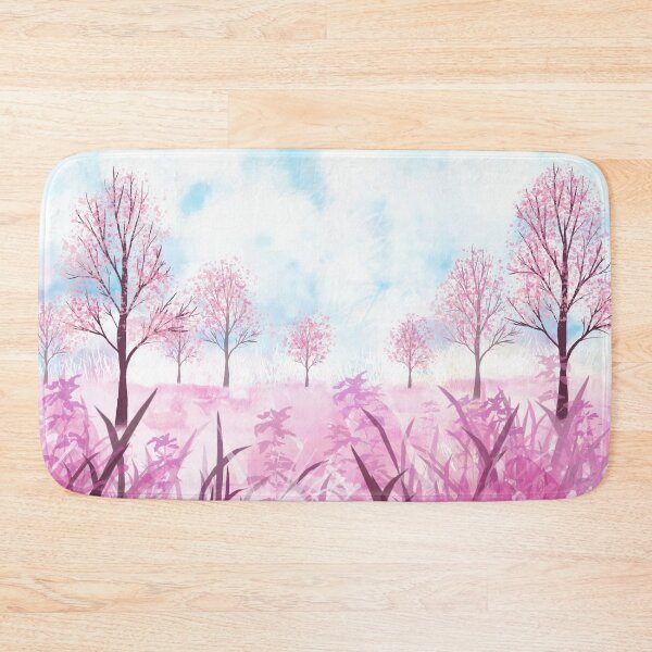 Item preview, Watercolor Spring Landscape designed and sold by Vector Scout Lab.