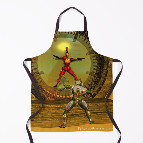 Item preview, ANDROID XENIA MEETS CYBORG TITAN HYPERION WORLD Sci-Fi designed and sold by BulganLumini.