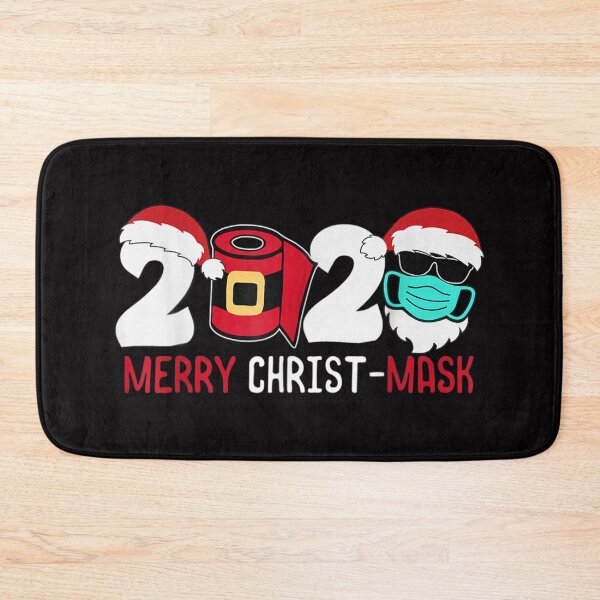 Item preview, Merry Christ Mask 2020 Quarantine Christmas Santa Face Mask designed and sold by JoanneHughes.