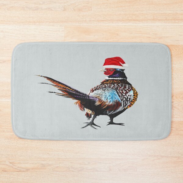 Item preview, Christmas Pheasant - Festive pheasants - game bird-  Christmas Pheasant art  designed and sold by IslesArt.