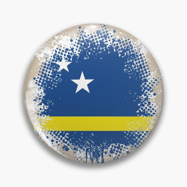 Item preview, Flag of Curaçao - Splat designed and sold by pixelinga.