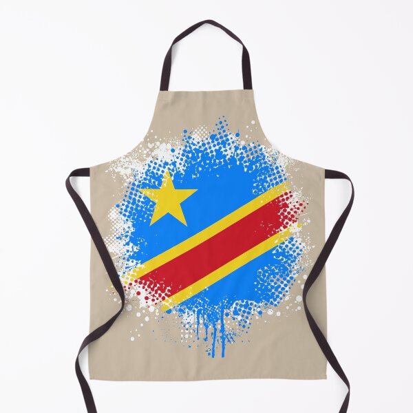 Item preview, Flag of Democratic Republic of the Congo - Splat designed and sold by pixelinga.