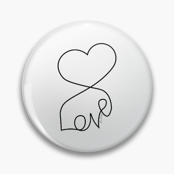 Item preview, love word hand write heart art designed and sold by Galena Georgieva.