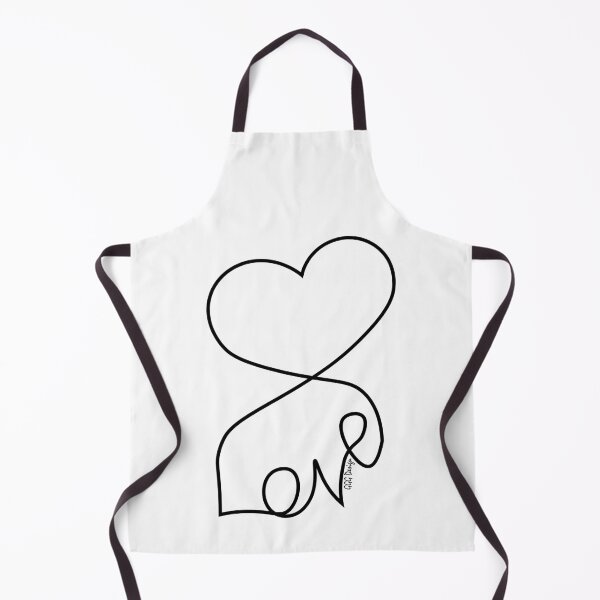 Item preview, love word hand write heart art designed and sold by Galena Georgieva.