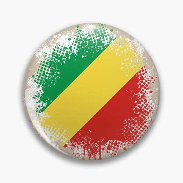 Item preview, Flag of Republic of the Congo - Splat designed and sold by pixelinga.