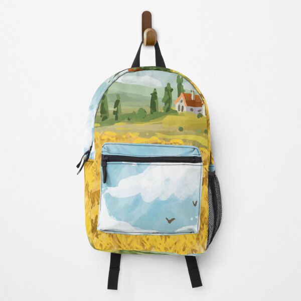 Item preview, Watercolor Farm Countryside Landscape designed and sold by Vector Scout Lab.
