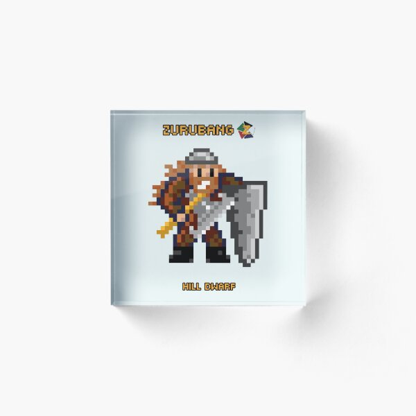 Copy of Hill Dwarf - Zurubang Acrylic Block