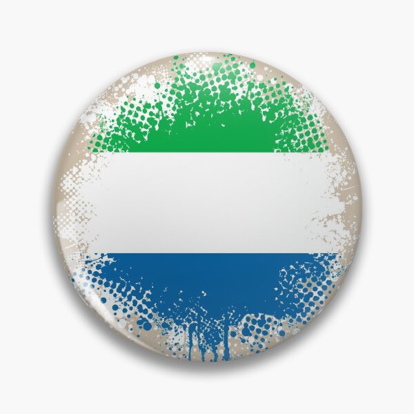 Item preview, Flag of Sierra Leone - Splat designed and sold by pixelinga.