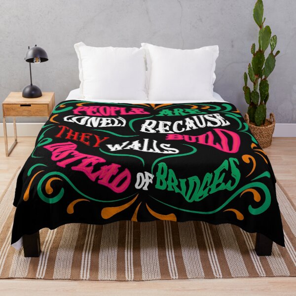 Item preview, People are lonely because they build walls designed and sold by Galina Kostyaeva.
