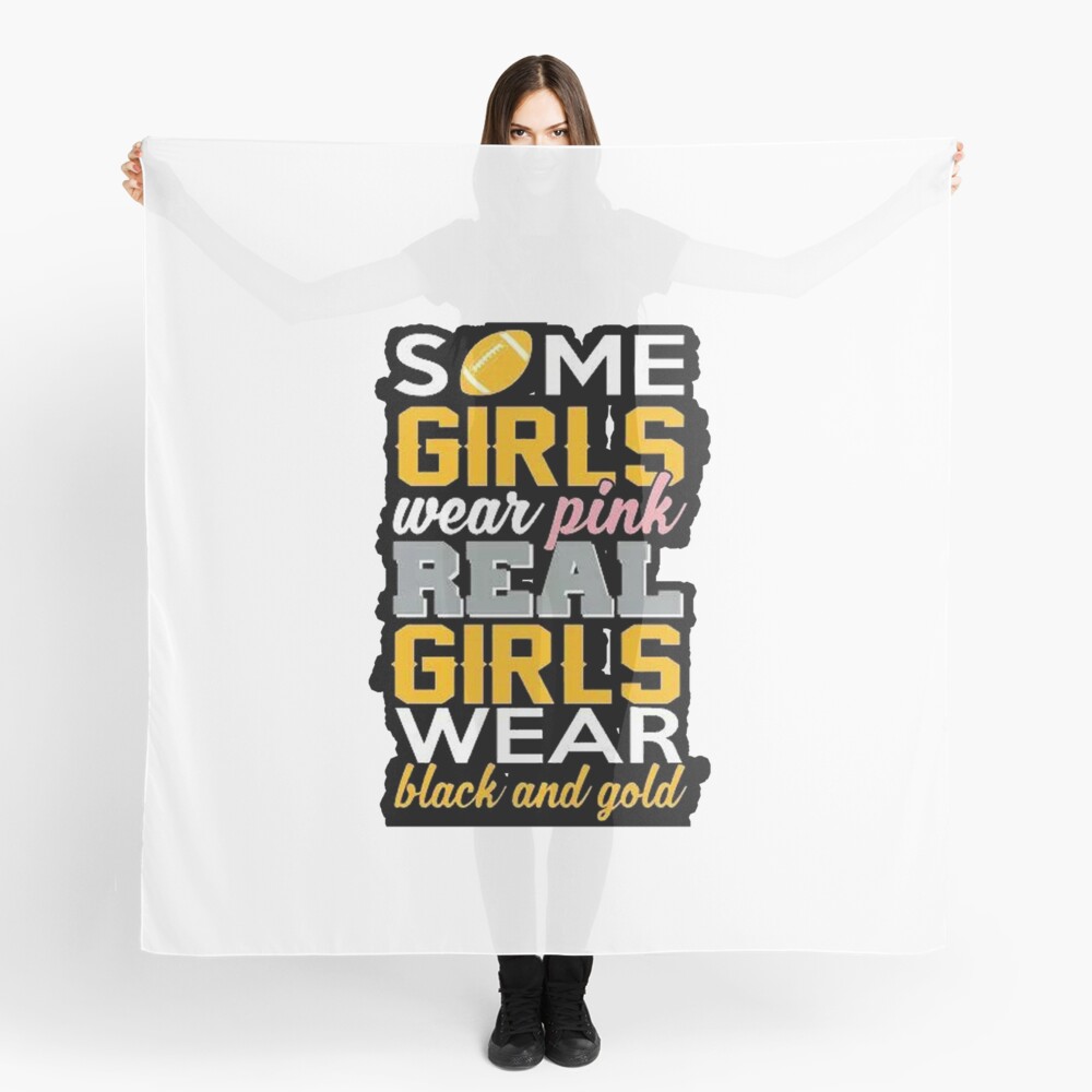 Some Girls Wear Pink, Real Girls Wear Black And Gold Men's Pittsburgh  Steelers Essential T-Shirt for Sale by KingoC