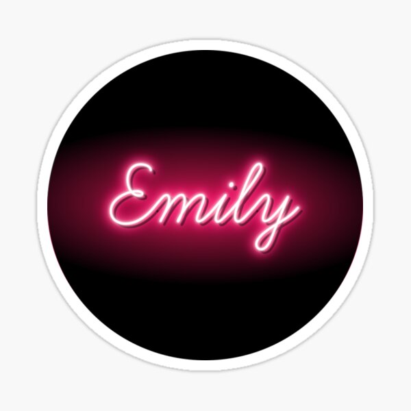 Emily Sticker For Sale By Cutecupcakes Redbubble