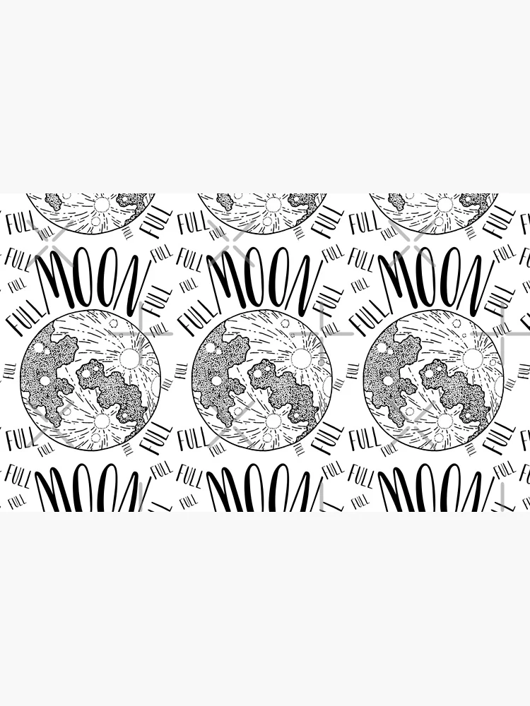Thumbnail 4 of 4, Coffee Mug, Full Moon designed and sold by RIVEofficial.