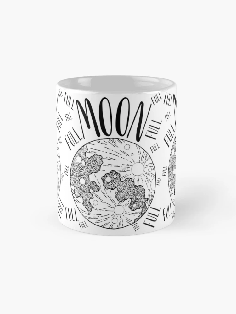Thumbnail 4 of 6, Coffee Mug, Full Moon designed and sold by RIVEofficial.