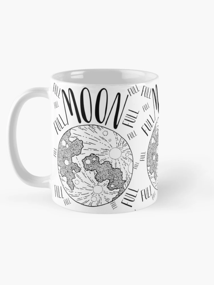 Thumbnail 5 of 6, Coffee Mug, Full Moon designed and sold by RIVEofficial.