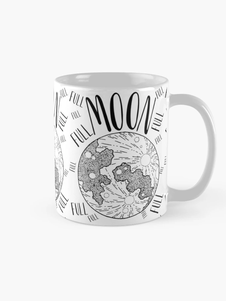 Thumbnail 3 of 6, Coffee Mug, Full Moon designed and sold by RIVEofficial.
