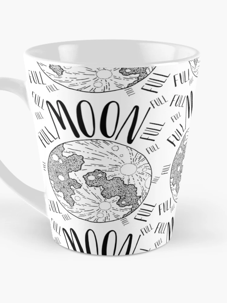 Thumbnail 3 of 4, Coffee Mug, Full Moon designed and sold by RIVEofficial.