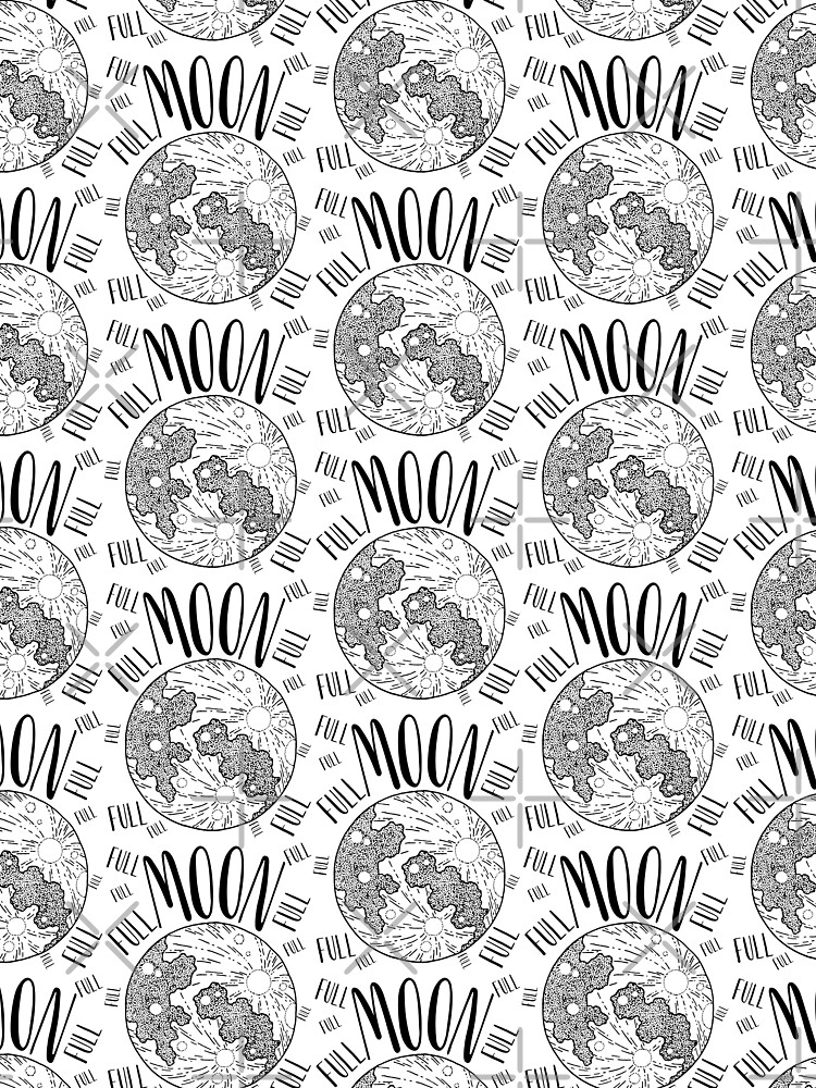 Thumbnail 3 of 3, Scarf, Full Moon designed and sold by RIVEofficial.