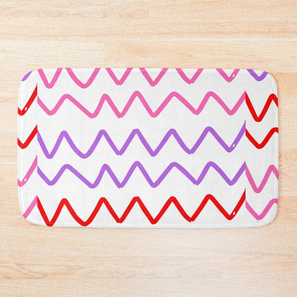 Item preview, Zigzag colourful lines seamless pattern on white background designed and sold by Giree07.