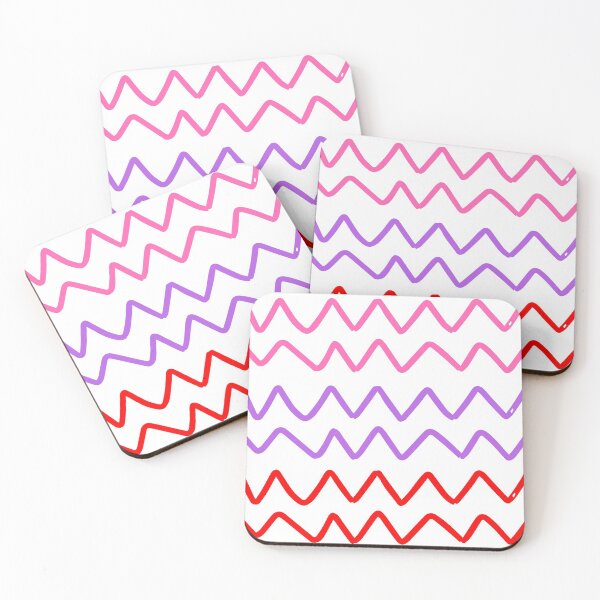 Item preview, Zigzag colourful lines seamless pattern on white background designed and sold by Giree07.