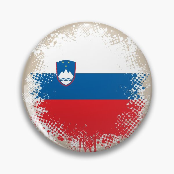 Item preview, Flag of Slovenia - Splat designed and sold by pixelinga.