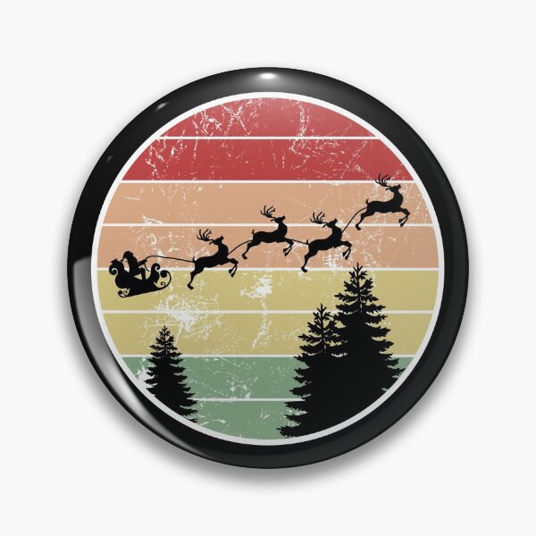 Item preview, Santa Delivering Presents On Distressed Retro Background designed and sold by juvajay.