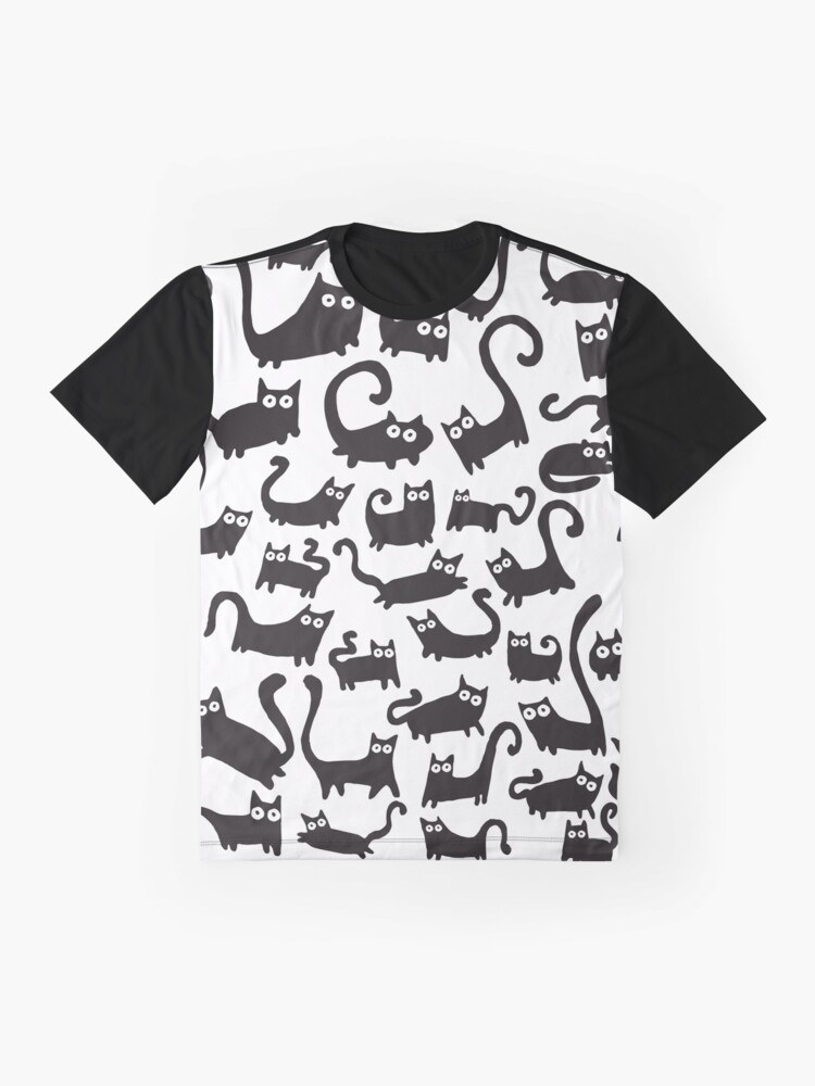 Alternate view of Black cats Graphic T-Shirt