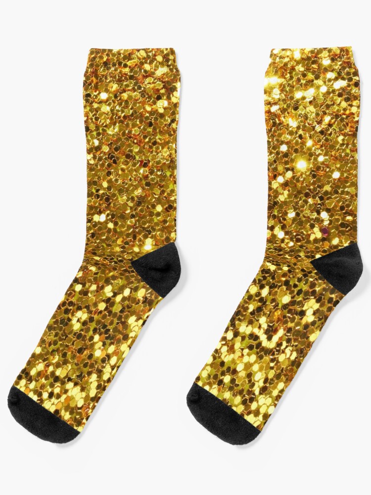 Gold Sequin effect" Socks for Sale by | Redbubble