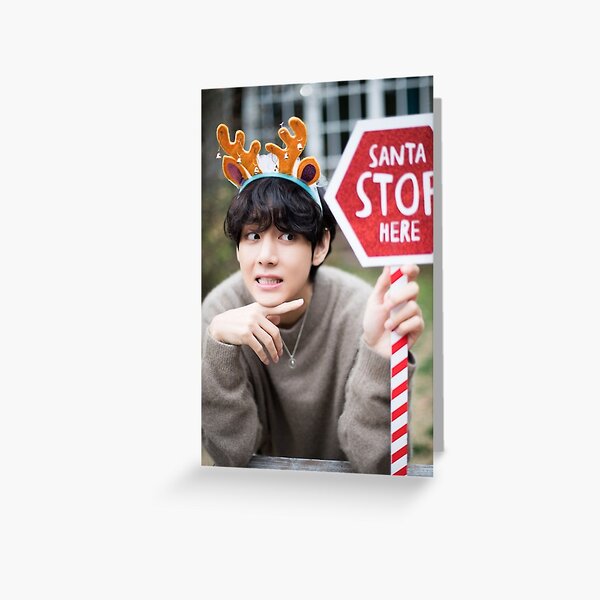 BTS Weihnachten | V Ver.1 Grußkarte