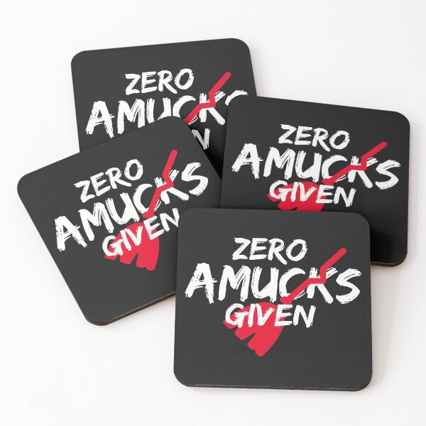 Item preview, Zero amucks given designed and sold by manardesign.