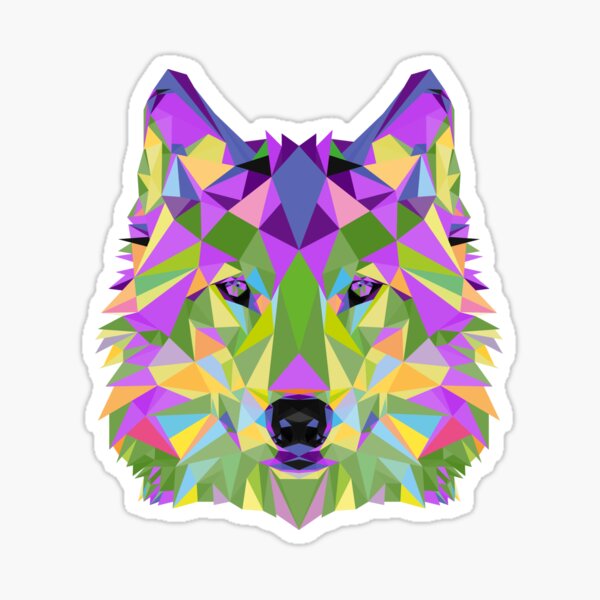 Item preview, Colorful Wolf designed and sold by edwardmhz.