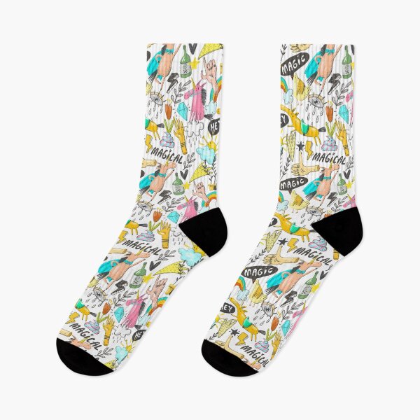 Item preview, MAGICAL FUNNY CARTOON UNICORN SEAMLESS PATTERN designed and sold by ildafdhome.