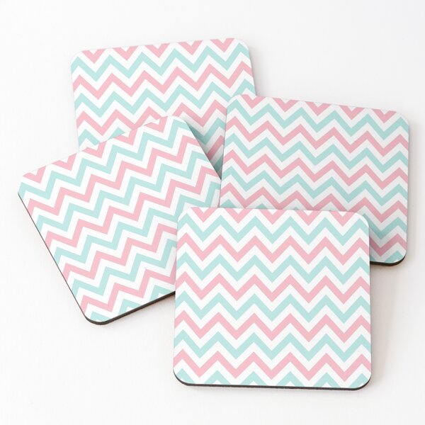 Item preview, Preppy Girly Pastel Blue Pink Stripes designed and sold by IamTrending.