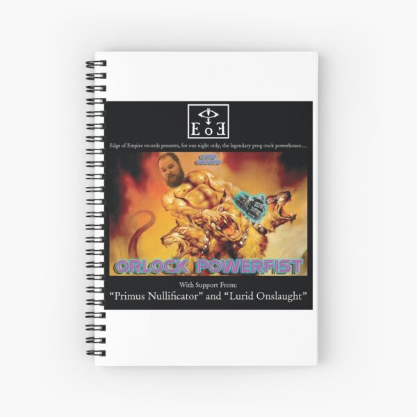 Chris Gibson's Orlock Powerfist Spiral Notebook