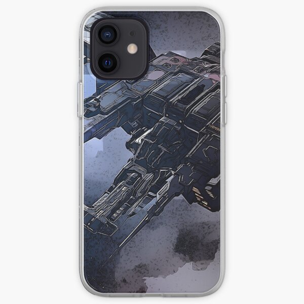 Raumschiff von EVE Online Golem Fan Art iPhone Flexible Hülle