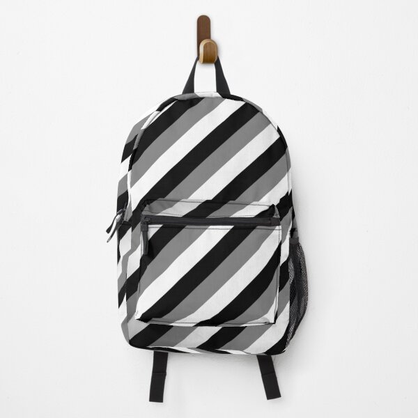 Item preview, Preppy Modern Black White Grey Stripes designed and sold by IamTrending.