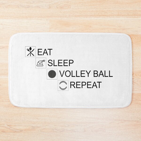 Item preview,  Eat sleep volley ball repeat designed and sold by YAHIA-14.